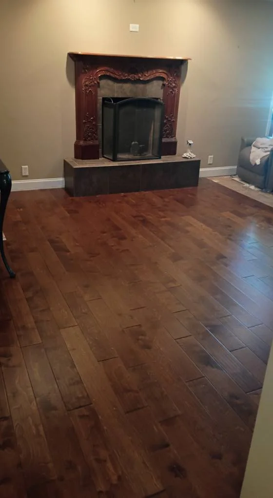 Engineered wood flooring