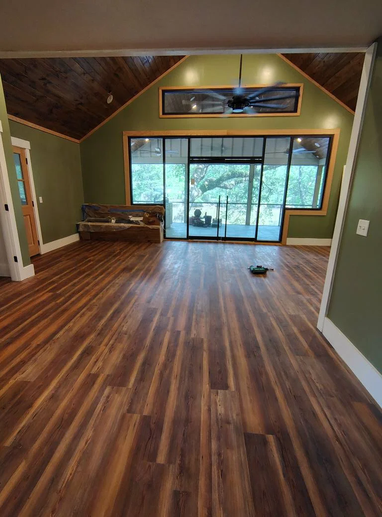 Beautiful flooring installation